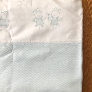 Baby blue duvet cover toddler blanket
